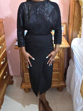 BGL Wool Blend Pencil Dress